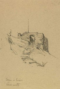 カムニクンの古い城の遺跡 作： Ladislav Benesch